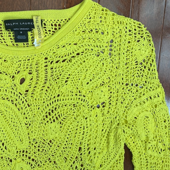 Ralph Lauren Black Label Hand Crochet Sweater - Picture 4 of 12